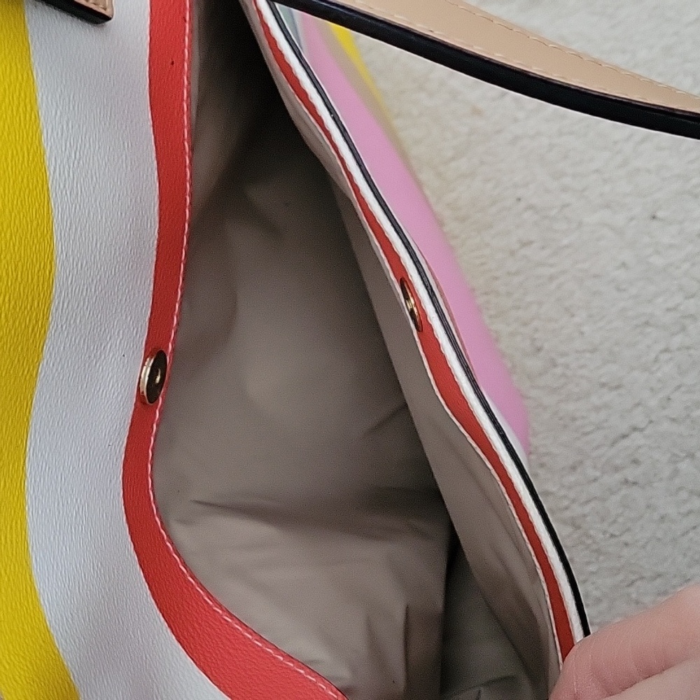 Kate Spade Colorful Striped Tote for laptop - Picture 4 of 10